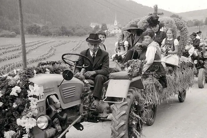 1962 fand das große Erntedankfest zum ersten Mal statt.