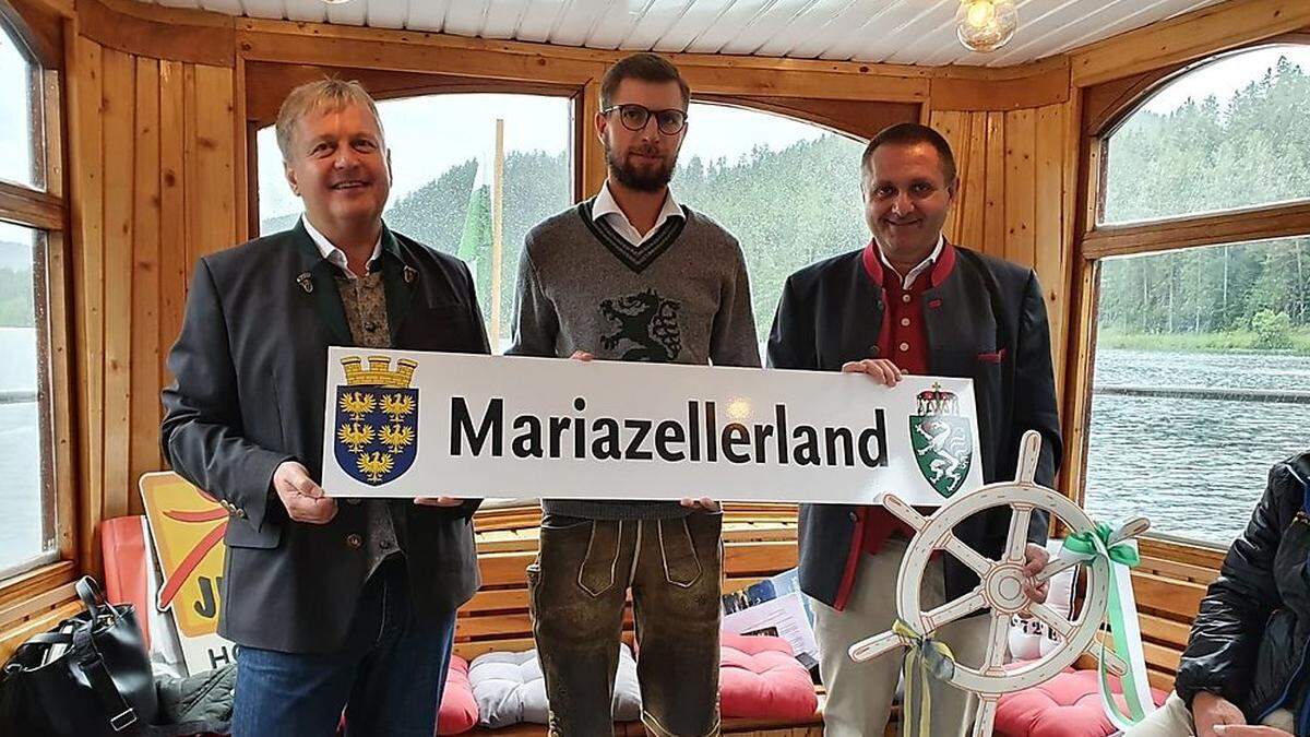 Gerhard Wendl, Andreas Schweiger und Andreas Purt rufen die Kooperation ins Leben 