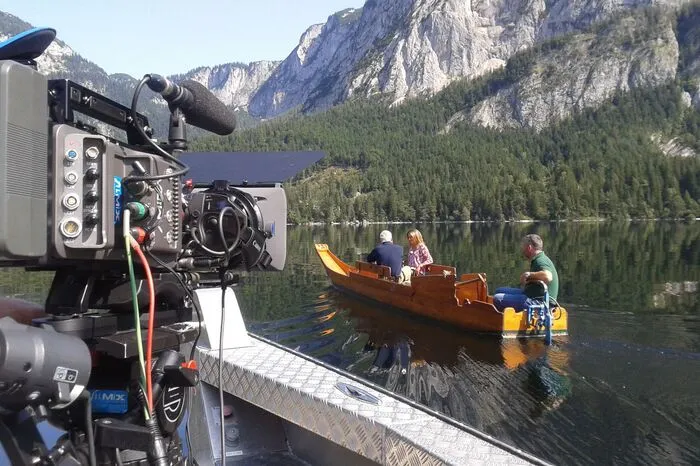 Unter anderem war das Team in Altaussee, um Zeugen und Helfer des James-Bond-Drehs "Spectre" zu interviewen.