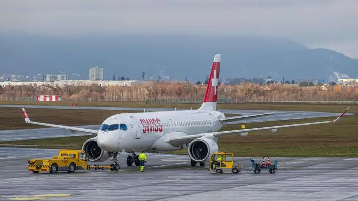 Im Dezember 2024 musste ein Swiss-Jet in Graz notlanden