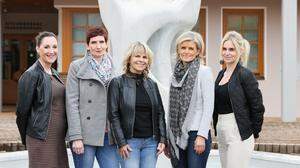 Frauen-Power: Alexandra Pichler, Sandra Wuzella, Sonya Feinig, Brigitte Stefaner und Tanja Malle (von links)