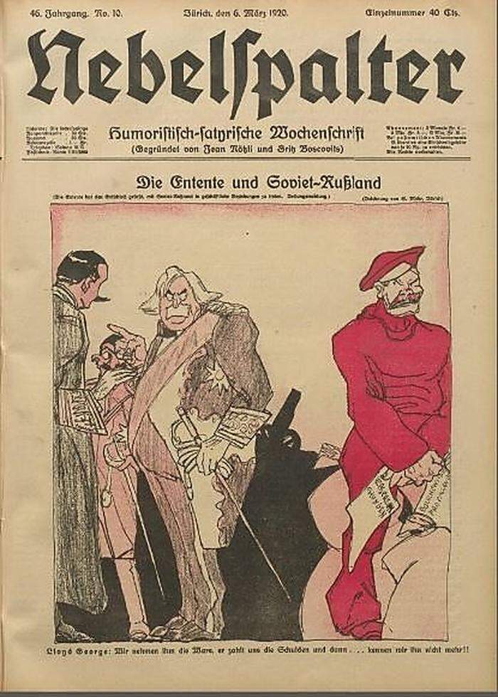 Das Titelblatt vom 6. März 1920