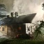 Ein Übergreifen der Flammen vom Gartenhaus auf den Wald konnte verhindert werden