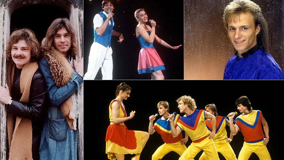 Für Österreich beim Song Contest am Start: Waterloo, Duo Mess, Thomas Forstner und Hurricane