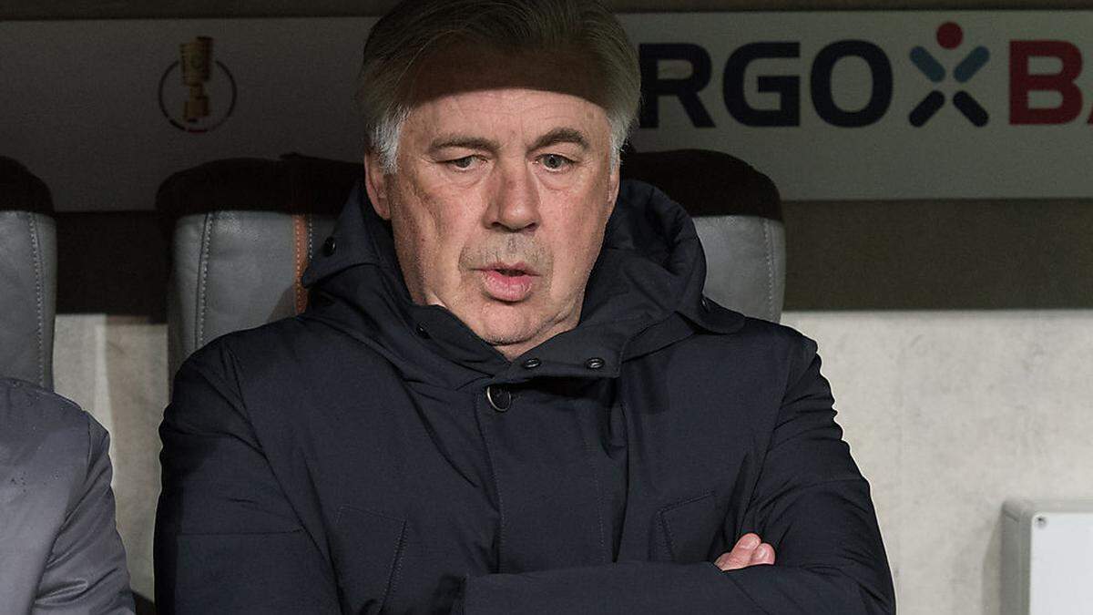 Carlo Ancelotti ist nicht zufrieden