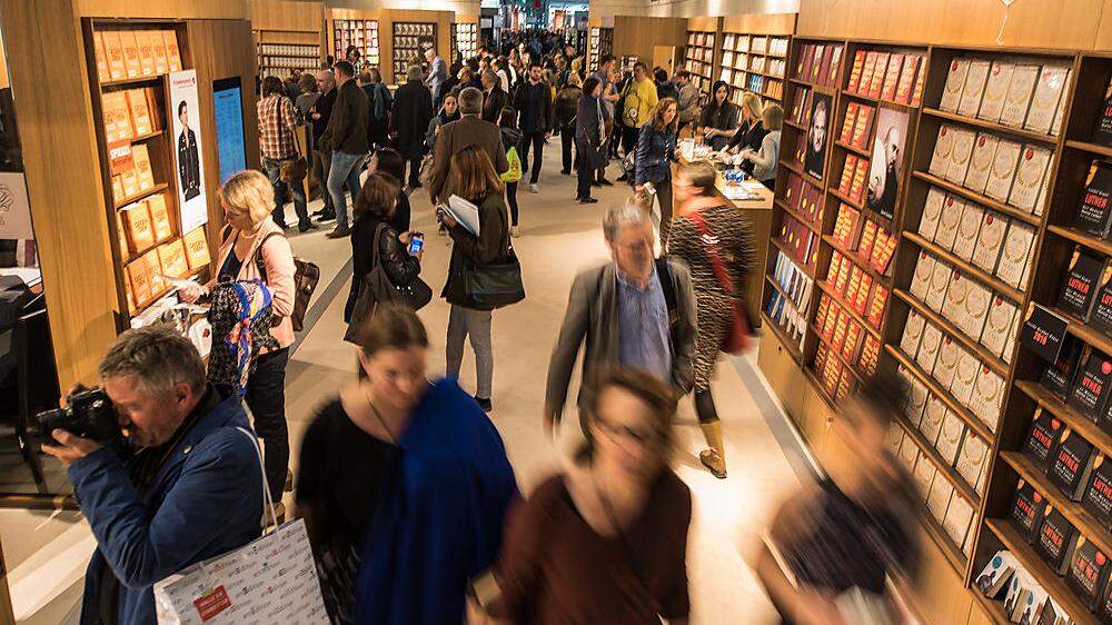Die Frankfurter Buchmesse findet noch bis Sonntag statt