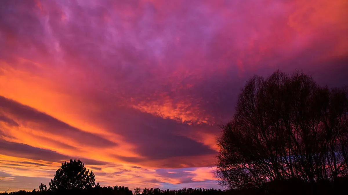 Wunderschönes Morgenrot in Kumberg
