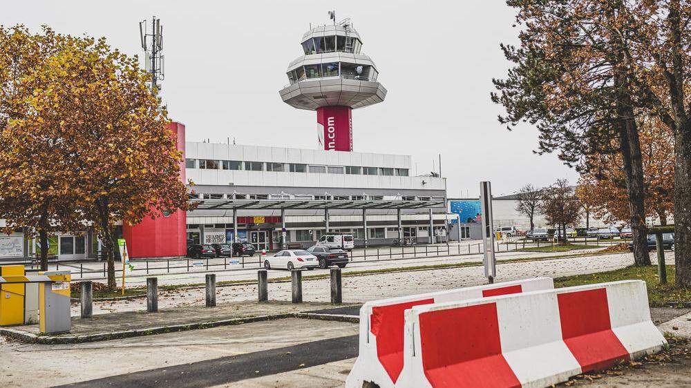 Der Flughafen in Klagenfurt