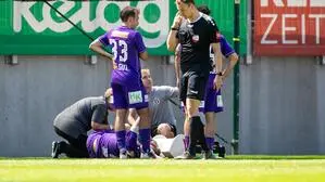Florian Jaritz verletzte sich gegen die Rapid Amateure