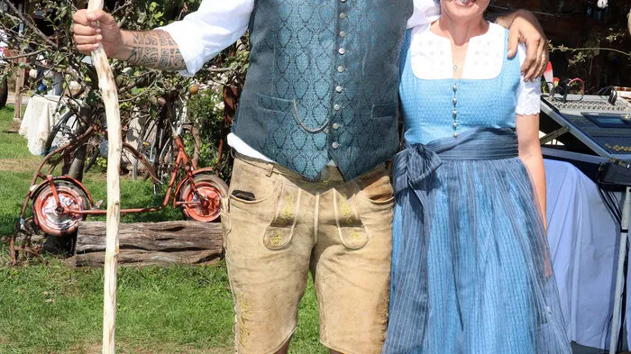 Am Foto die Shoafbauern Thomas und Gerhild Koch.