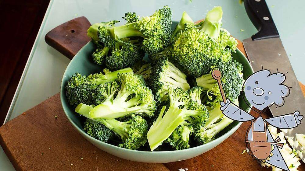 Kochen mit Brokkoli (Symbolbild)