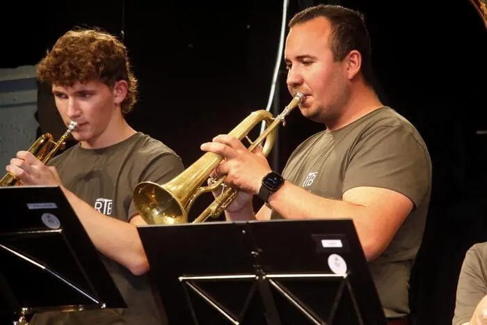Zu späterer Stunde übernahm die junge Formation „Rittscheintal Brass“