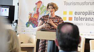  Birgit Gebhardt sprach im Rahmen des Tourismusforums über Trends im Tourismus