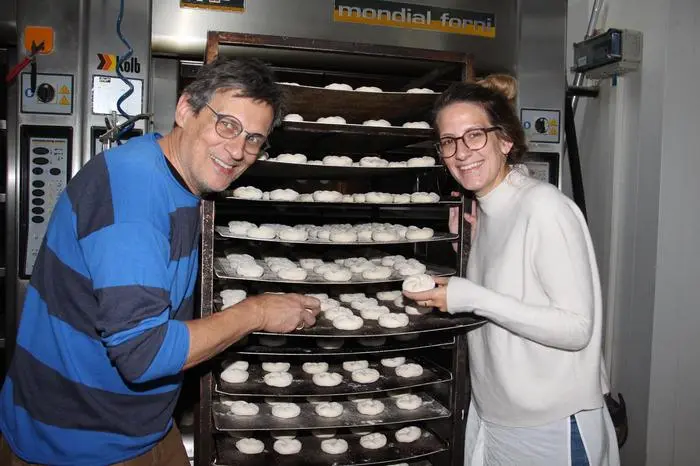 bäckerei joast bäckeremeister ernst joast mit tochter agnes