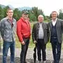 Zeindl, Rainer, Lenzhofer, Investor Buchacher, Ronacher mit Projektplaner Bernd Zerza