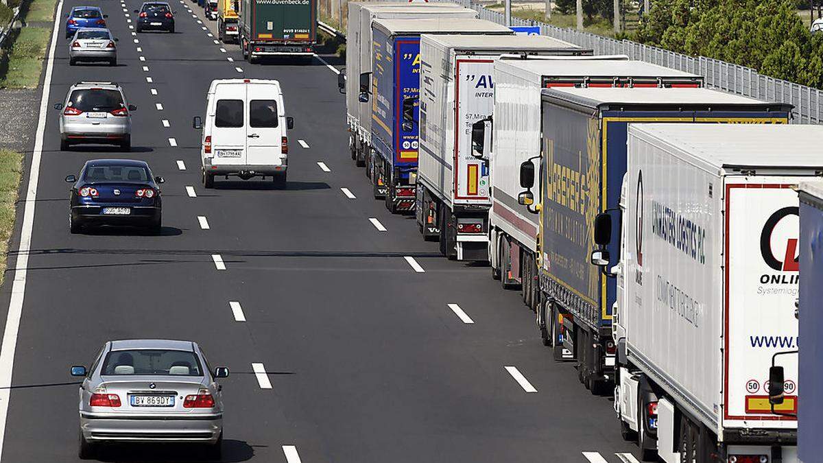 Mehr Lkw auf Österreichs Straßen