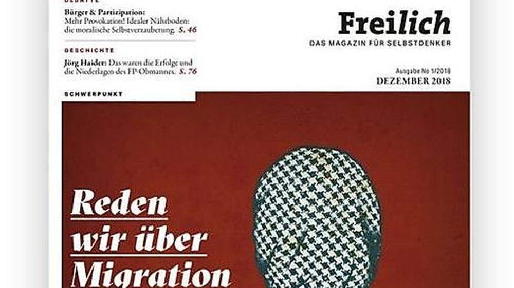 Das Cover des ersten &quot;Freilich&quot;-Heftes