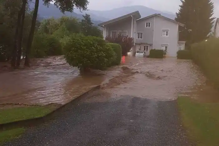 Auch in Wolfsberg kam es zu Überschwemmungen: 40 Objekte standen unter Wasser, auch Firmen wie Mahle.