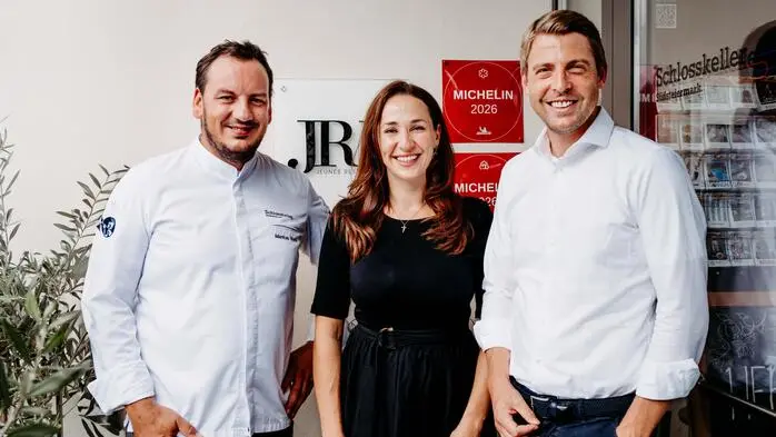 Gehen künftig wohl getrennte Wege: Küchenchef Markus Rath, Restaurantleiterin Judith Kern und Eigentümer Philipp Gady 