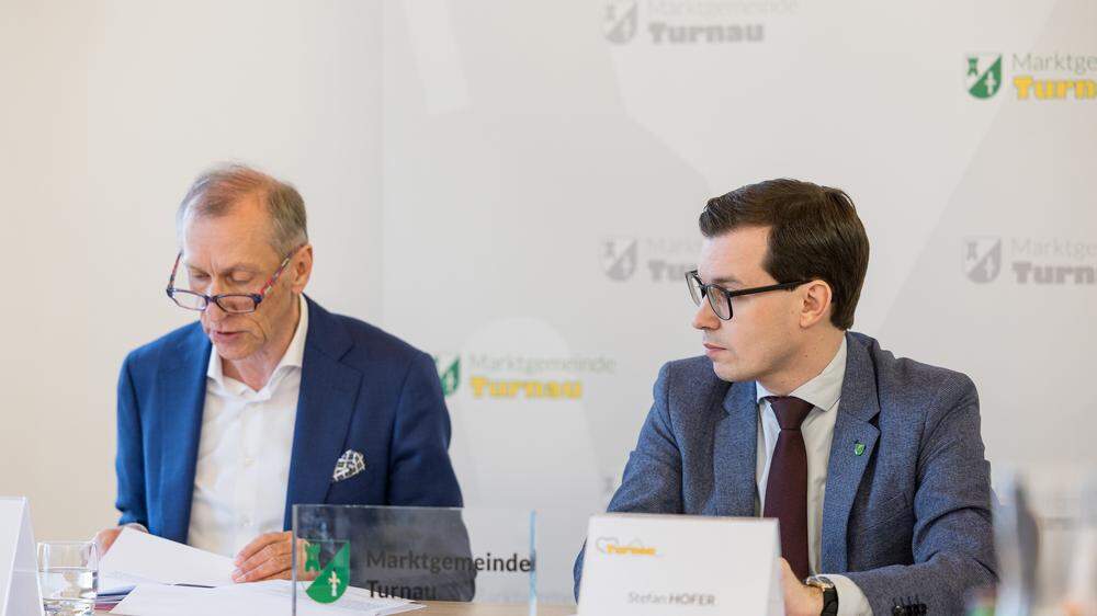 Josef Pesserl und Stefan Hofer präsentierten den Turnauer Sozialbonus
