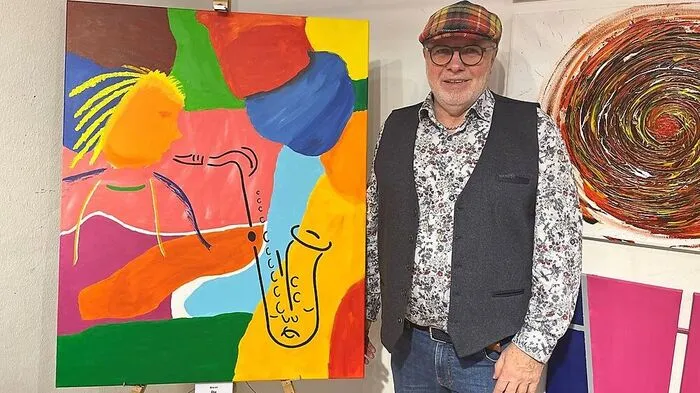 Heinz Gößwellner aus Leoben wandte sich erst vor Kurzem der bildenden Kunst zu