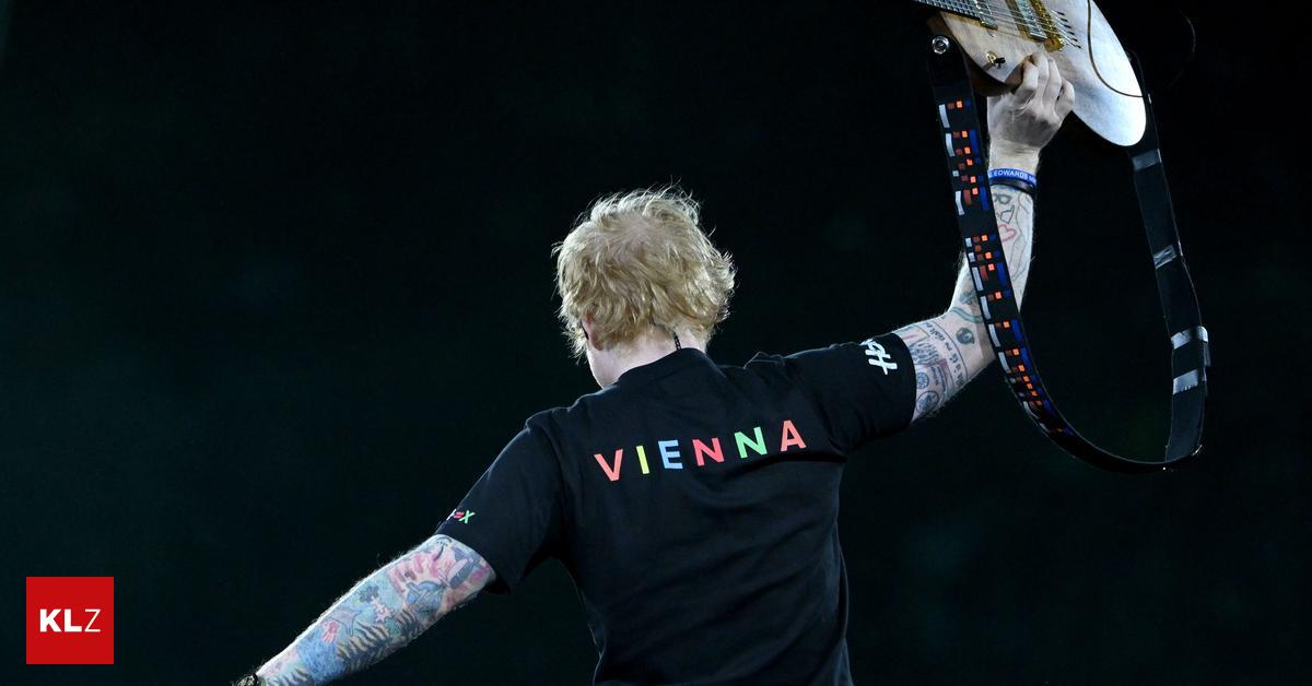 Ed sheeran der brite begeisterte wien