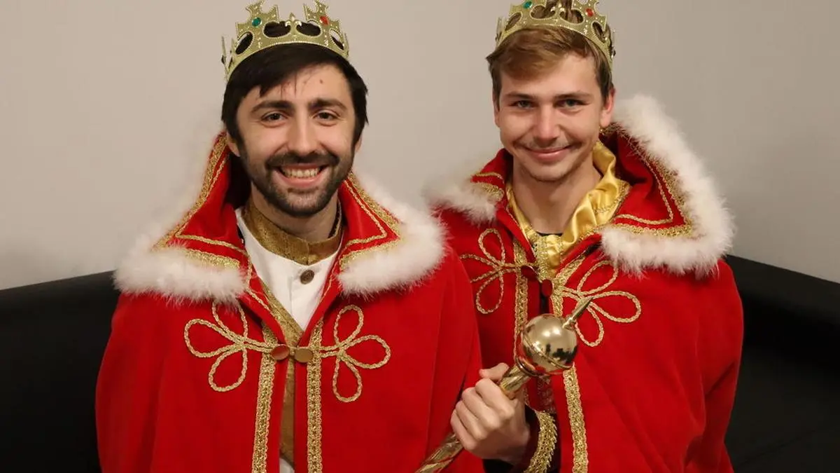 Oliver Kern und Leon Petek sind das frisch gekrönte Weizer Prinzenpaar