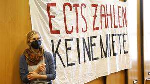 Studierende protestieren gegen Umgang mit Klimakrise an den Universitäten
