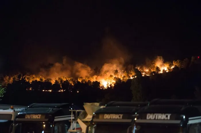 Der Brandgeruch war in der Nacht auf Donnerstag in Marseille bereits wahrnehmbar.