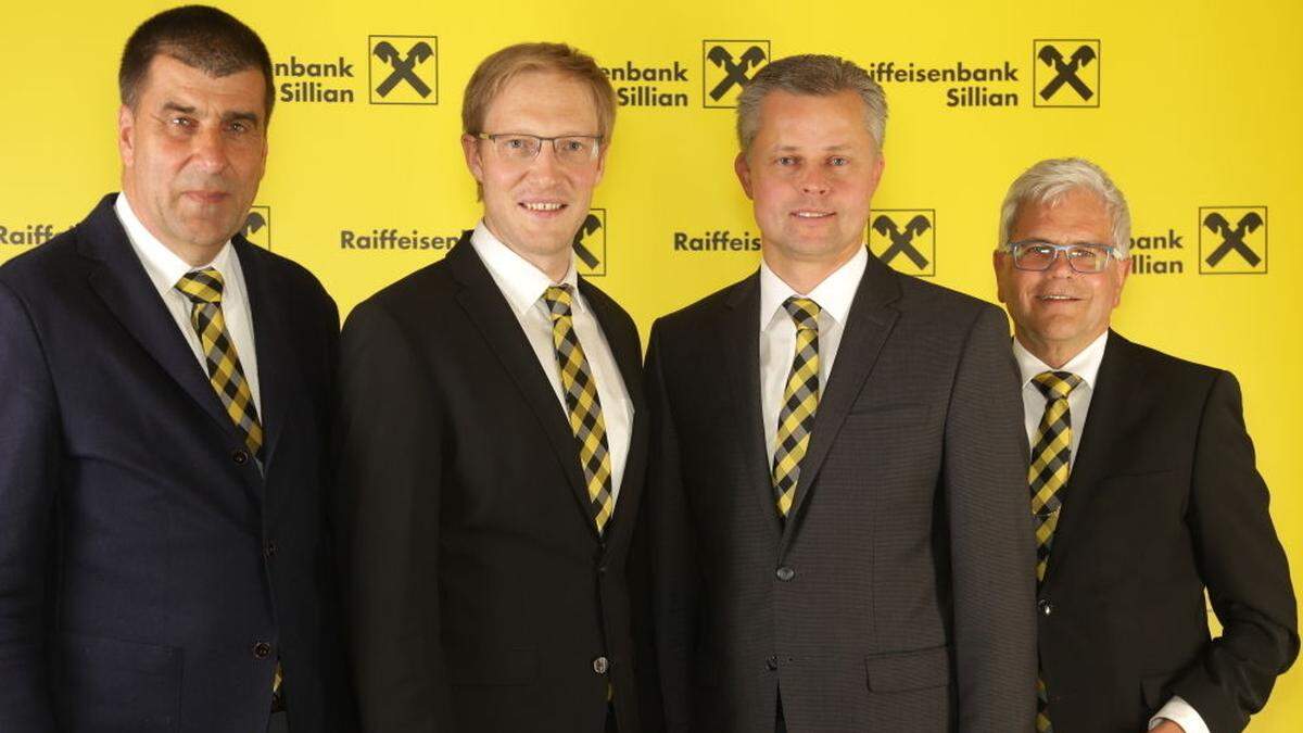 von links: Peter Mair, Reinhard Webhofer, Alois Ortner, Bernhard Inwinkl 