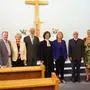 Die evangelische Kirche feierte mit Pfarrerin Dagmar Wagner-Raucer (Bildmitte) 