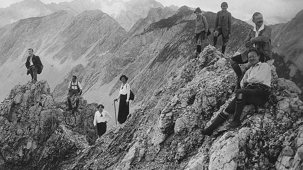 Eine historische Bergtour um das Jahr 1910