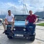 Profitest mit Begleitung: Kleine-Zeitung-Cheftester Walter Röhrl mit dem Ineos Grenadier und Ineos-Produktions- und Entwicklungsvorstand Hans-Peter Pessler | Profitest mit Begleitung: Kleine-Zeitung-Cheftester Walter Röhrl mit dem Ineos Grenadier und Ineos-Produktions- und Entwicklungsvorstand Hans-Peter Pessler