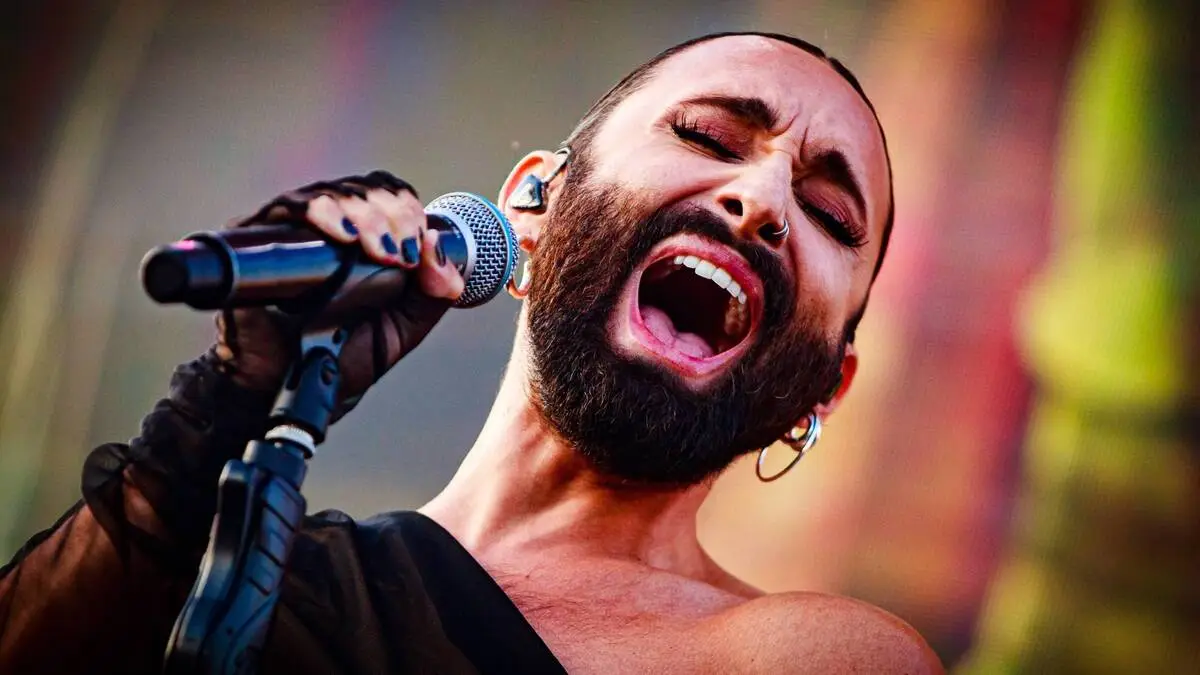 Conchita Wurst sang beim "Diversity Festival" in Wien