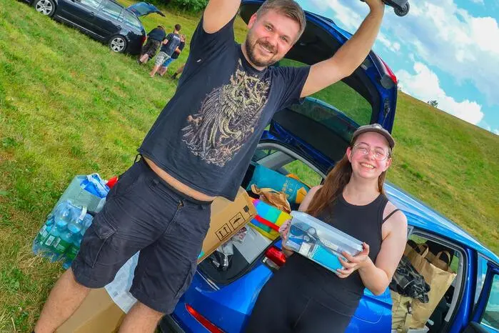 Die Vorfreude auf das Festivalwochenende war den Camperinnen und Campern schon bei der Anreise anzusehen.
