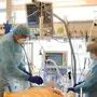 Coronapatient auf Intensivstation
