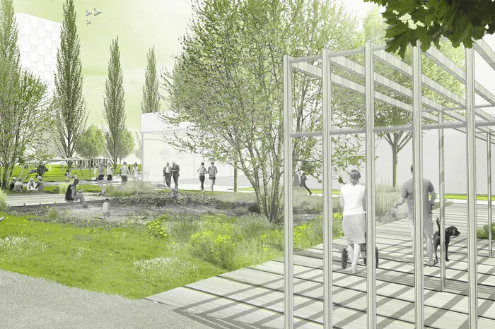Das Team aus Hohensinn Architektur und Freiland Umweltconsulting ging als Sieger hervor.