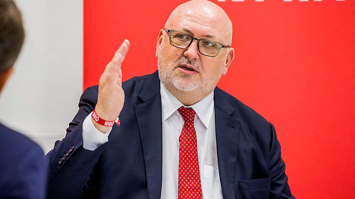 ÖBB-Vorstandsvorsitzender Andreas Matthä: &quot;Die Güterzüge würden nicht sprunghaft mehr, weil die Züge eben nicht mehr über den Neumarkter Sattel, sondern über die neue Koralmbahn fahren werden&quot;