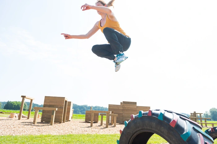 Sprungtraining, ...