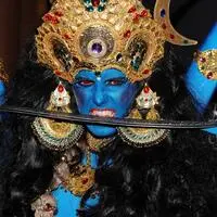 2008 verkleidete sich Klum als die indische Göttin des Todes und der Zerstörung