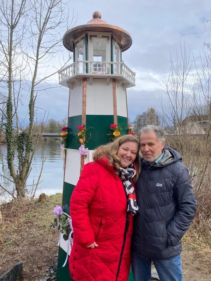 Christa Rakovic und Gerhard Rakovic waren auch bei der Sanierung des Wildoner Leuchtturms beteiligt