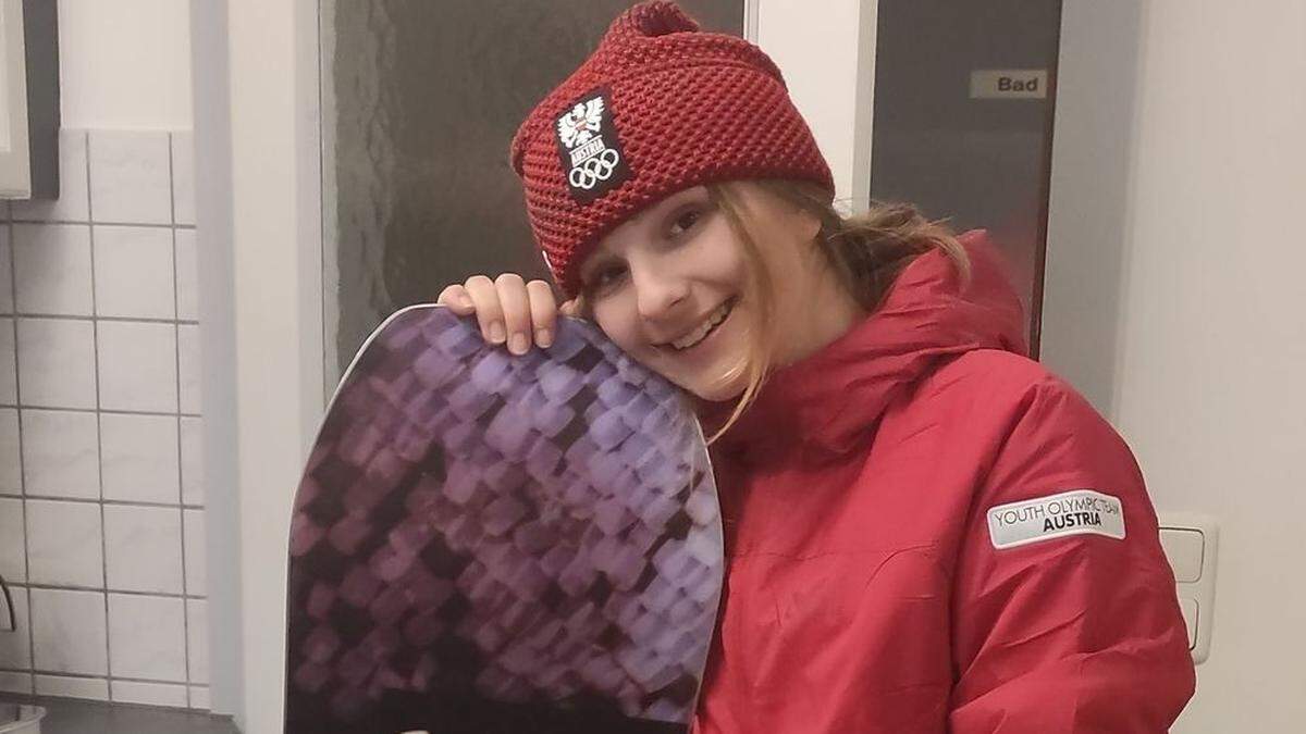 Noelle Christin Jamnig vor der Abreise nach Finnland