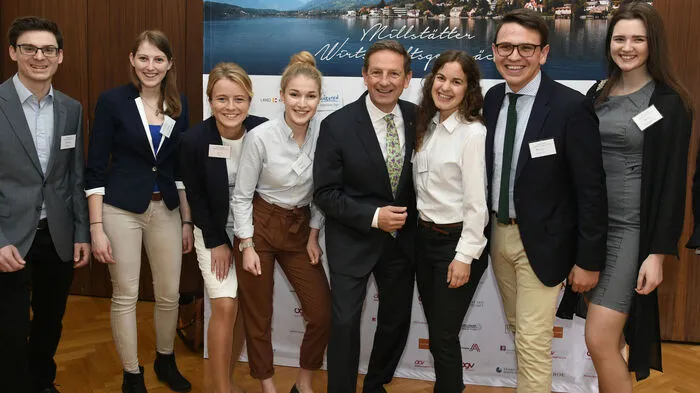 Kärntner Studierende in Graz und Wien trafen in Millstatt bei den ersten Wirtschaftsgesprächen auf hochkarätige Experten aus Wirtschaft und Wissenschaft.