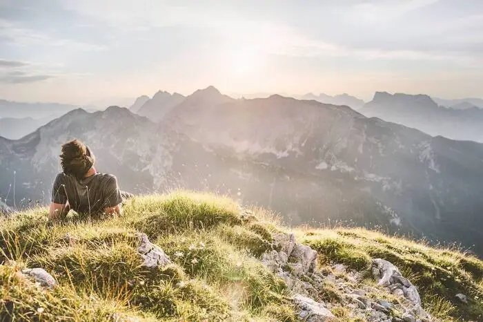 Platz drei: „Sonnenuntergang am Lugauer“ von Max Mauthner