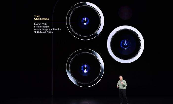 Beim iPhone 11 Pro setzt Apple auf drei Kameras auf der Rückseite
