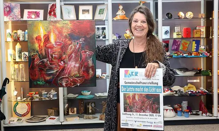 Ute Korell ist Mitbegründerin und jetzige Obfrau des "Kunstraum" Feldkirchen