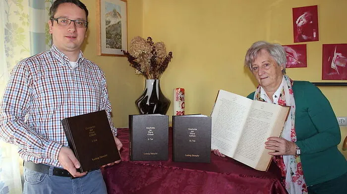 Robert Raudner und Aloisia Raudner haben die Ludwig-Stampfer-Chronik „übersetzt“ herausgebracht 