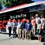 Am Donnerstag gab es die Jungfernfahrt mit dem E-Bus für Ehrengäste und Touristiker