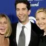 Jennifer Anniston und David Schwimmer mit Lisa Kudrow (2001)
