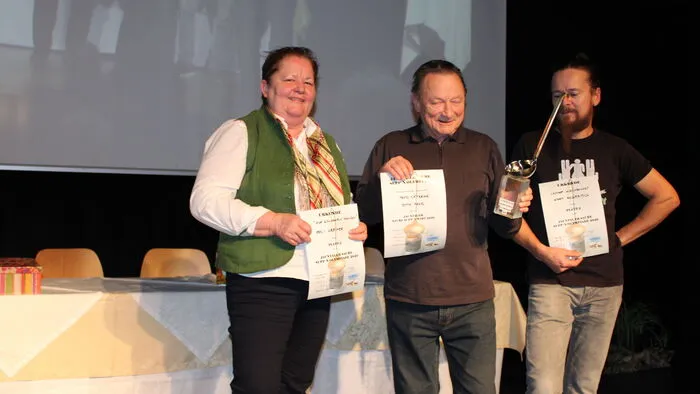 Nach vier Stunden stand der Sieger fest: Otto Partl von Partl Catering in Eberndorf gewann mit 59 von 60 Punkten den "Goldenen Supp´nschöpfer".